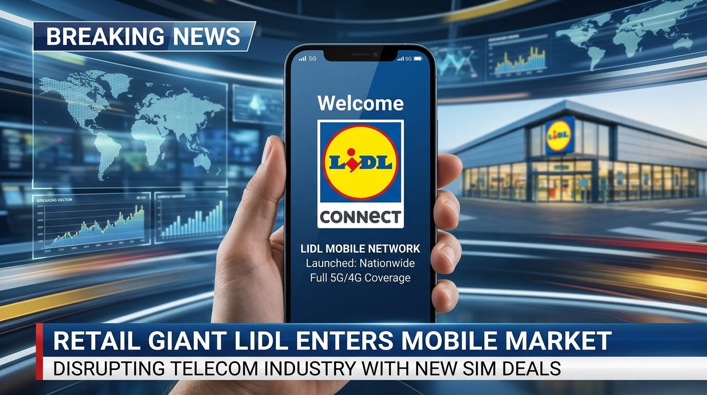 Lidl Ireland Disrupts Telecom Market with New 'Lidl Connect' Mobile Network