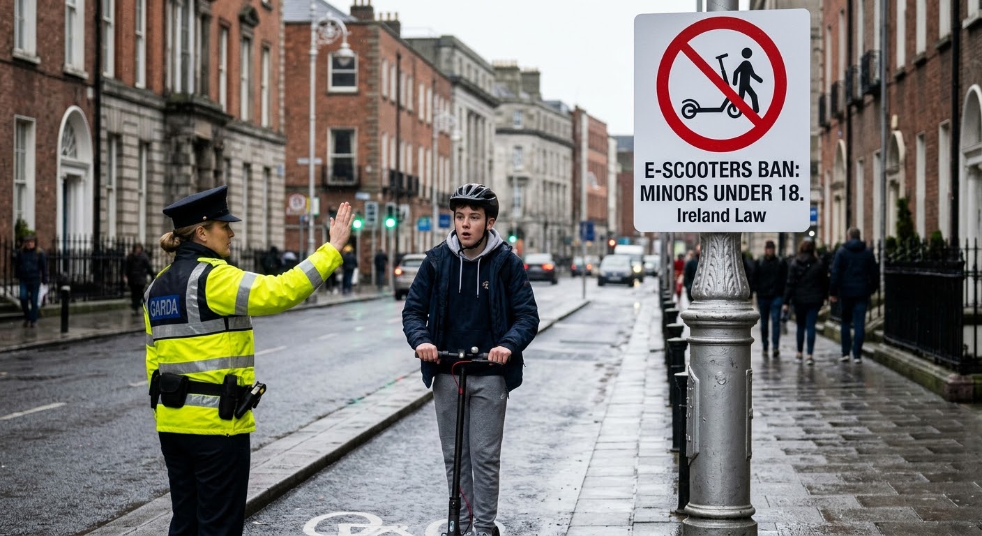 Ireland Implements Total Ban on E-Scooters for Minors to Reduce Injuries